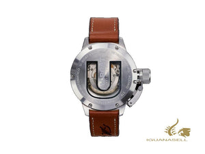 U-Boat Classico Automatic Watch Movelock, Tungsten, Beige, 45 mm, 8071