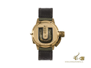 Montre Automatique U-Boat Classico Doppiotempo, Bronze, Vert, 46 mm, GMT, 9088