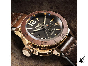 U-Boat Classico Sommerso Automatic Watch, Bronze, Bronze, Black, 46 mm, 8486/C