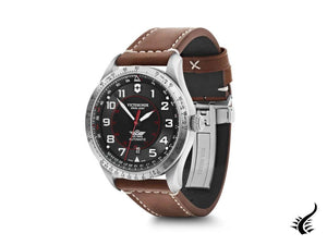 Montre mécanique automatique Victorinox Airboss, noire, 42 mm, 10 atm, V241973