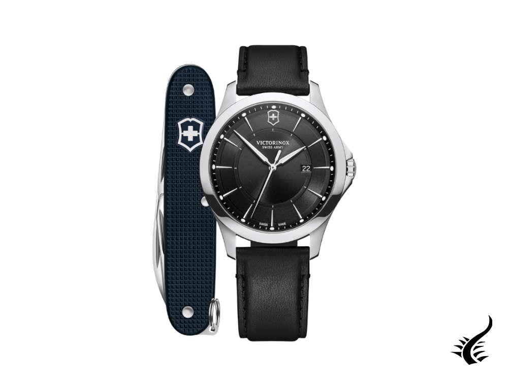 Victorinox Alliance Gent Quartz Watch, Stainless Steel, Black, 40 mm, V241904.1