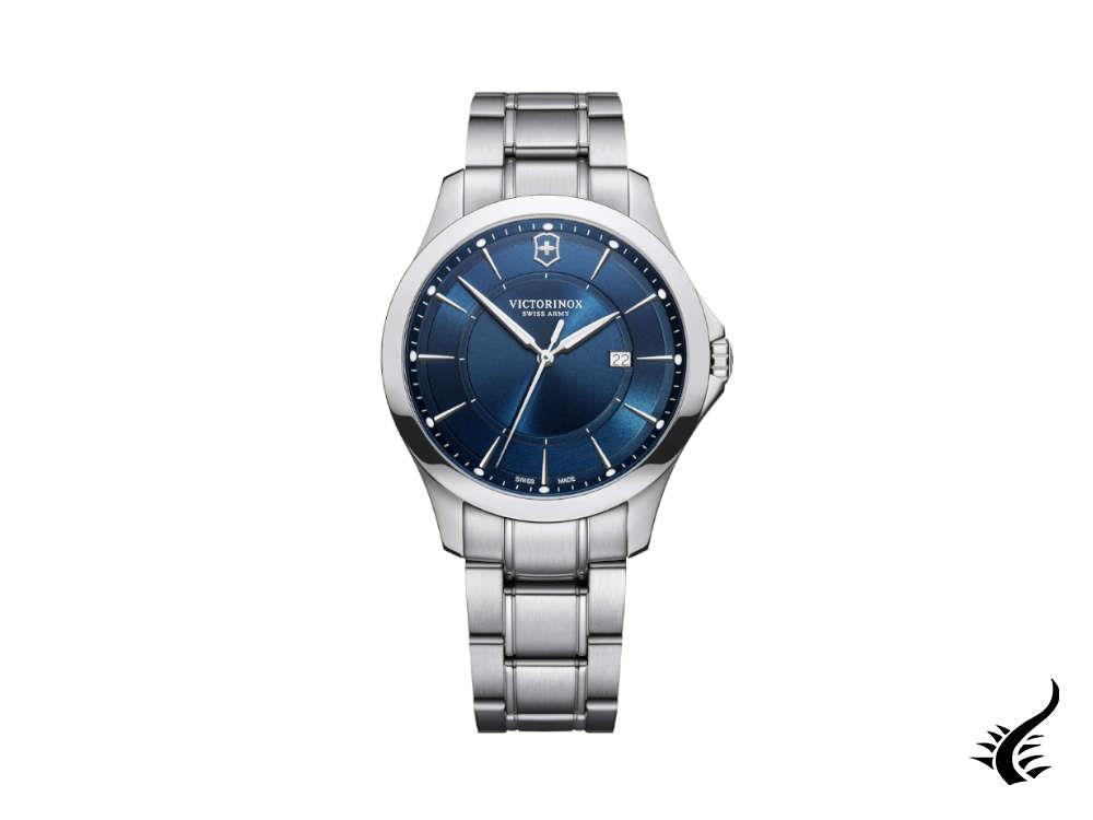 Montre à quartz Victorinox Alliance Gent, acier inoxydable, bleu, 40 mm, V241910