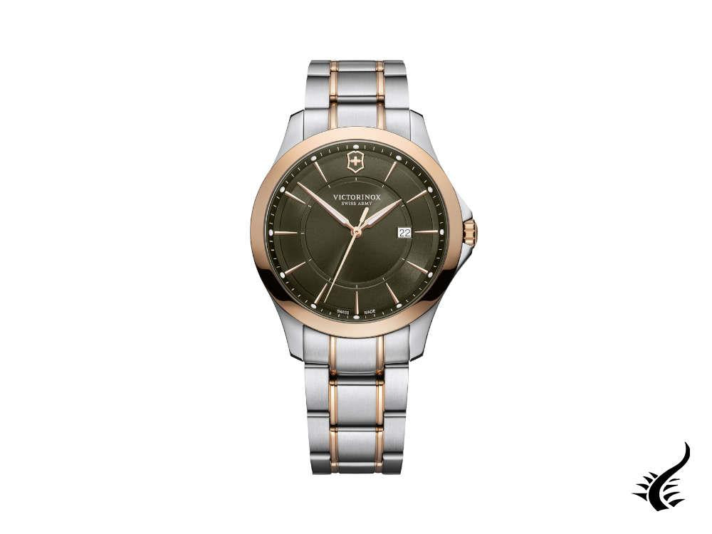 Montre à quartz Victorinox Alliance Gent, acier inoxydable, vert, 40 mm, V241913