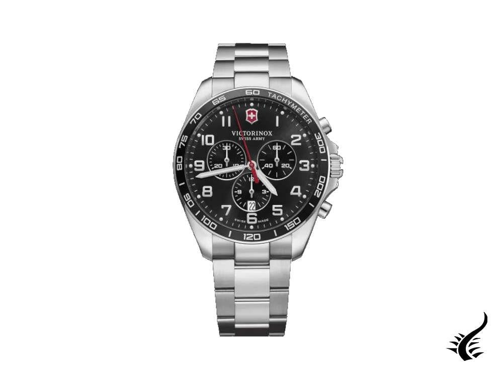 Montre à quartz Victorinox Fieldforce Classic Chrono, noire, 42 mm, V241899