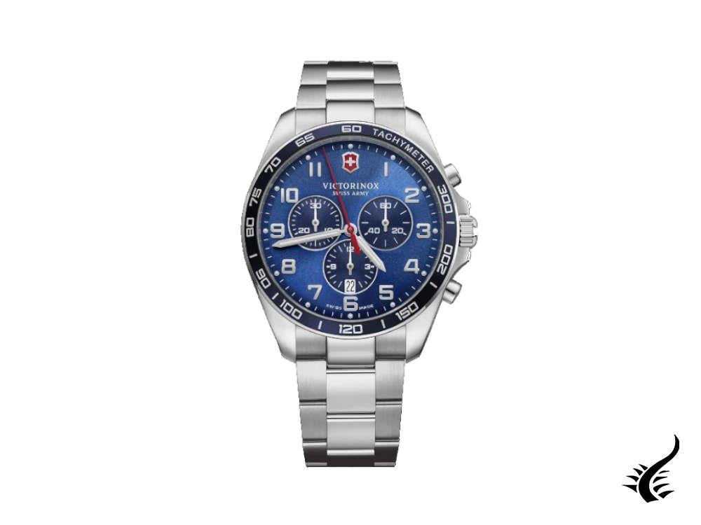 Montre à quartz Victorinox Fieldforce Classic Chrono, bleu, 42 mm, V241901