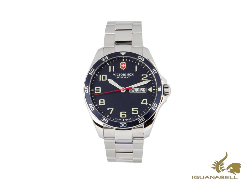 Montre à quartz Victorinox Fieldforce, bleu, 42 mm, V241851