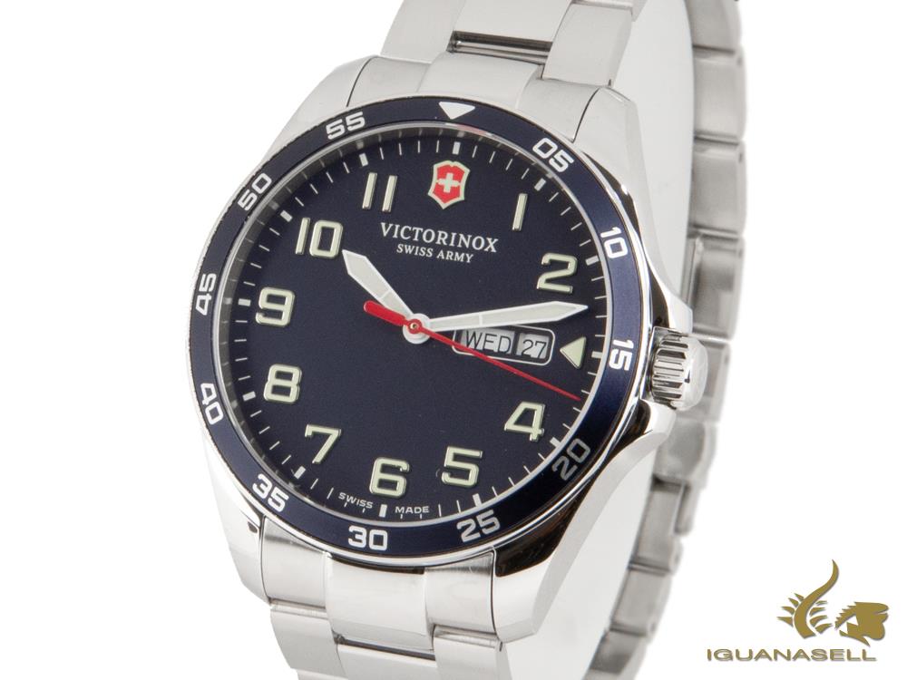 Montre à quartz Victorinox Fieldforce, bleu, 42 mm, V241851