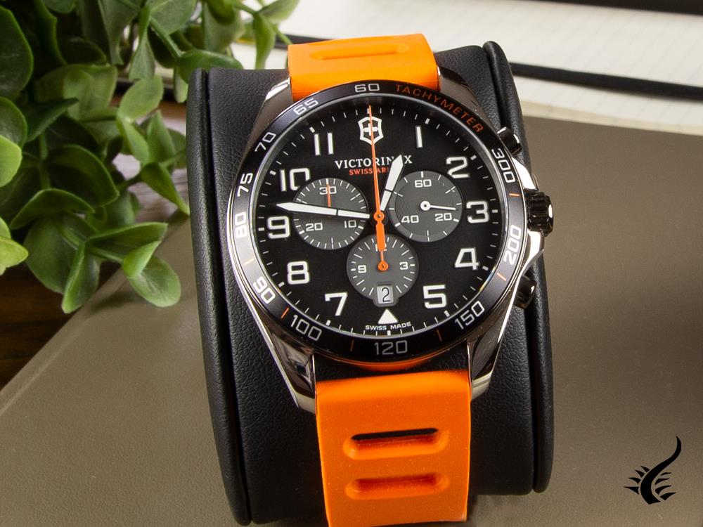 Victorinox Fieldforce Sport Chorno Quartz Watch, Black, 42 mm, V241893