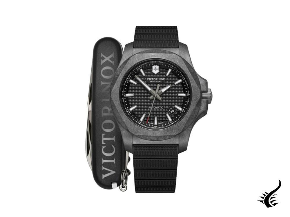 Montre automatique Victorinox INOX Carbon, carbone, noir, 43 mm, jour, V241866