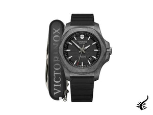 Victorinox I.N.O.X. Carbon Automatic Watch, Carbon, Black, 43 mm, Day, V241866