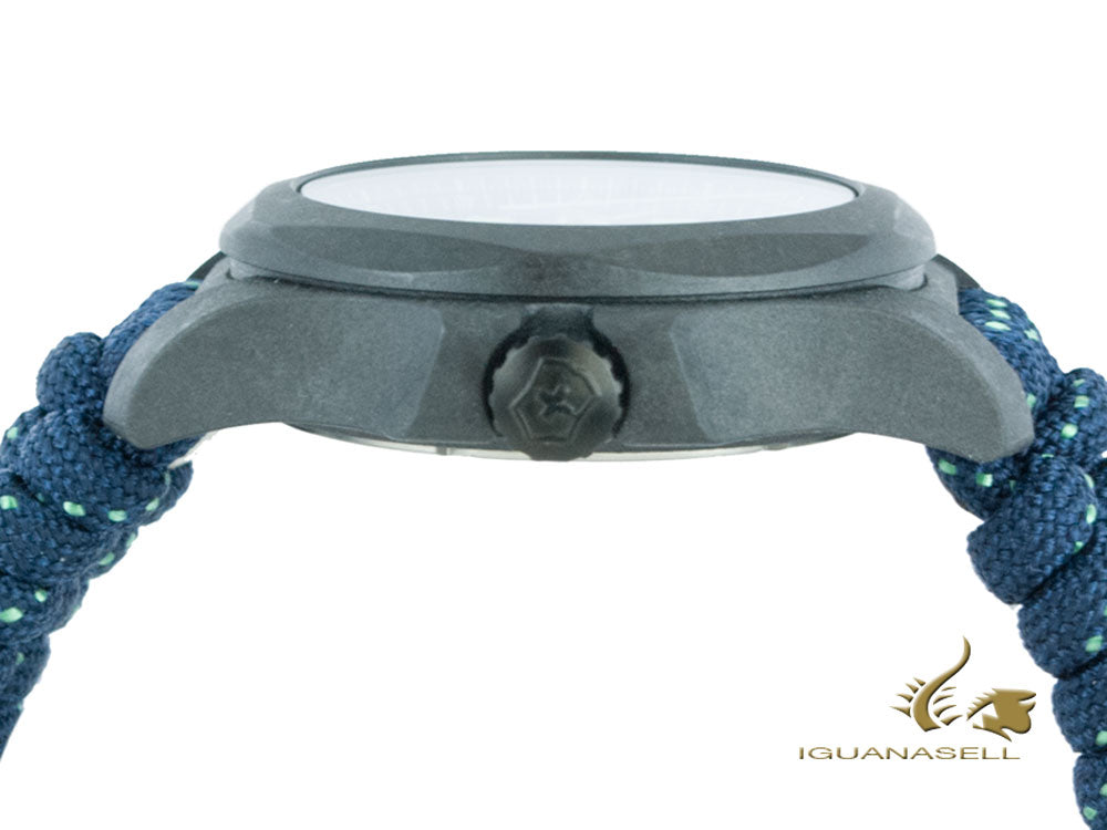 Montre à quartz Victorinox INOX Carbon, bleu, 43 mm, paracorde, V241860