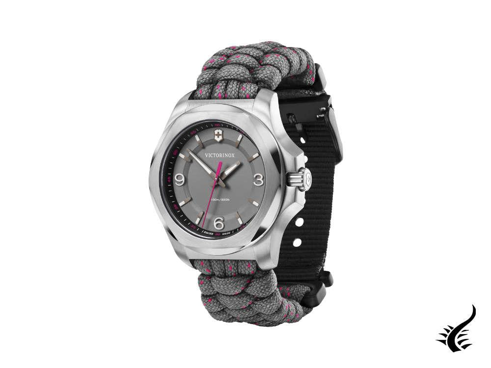 Victorinox I.N.O.X. Ladies Quartz Watch, Grey, 37mm, Paracord, V241920