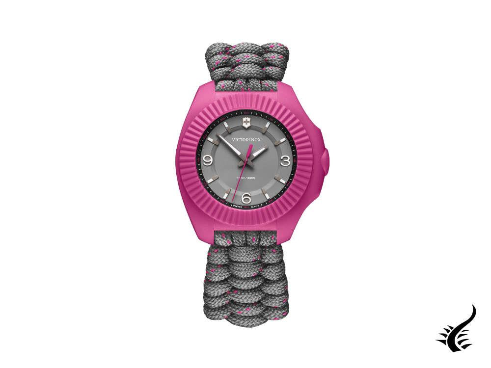 Victorinox I.N.O.X. Ladies Quartz Watch, Grey, 37mm, Paracord, V241920