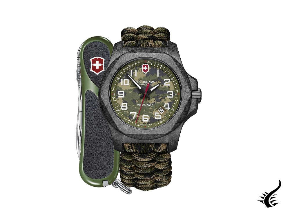 Montre à quartz Victorinox INOX, verte, 43 mm, édition limitée, V241927.1