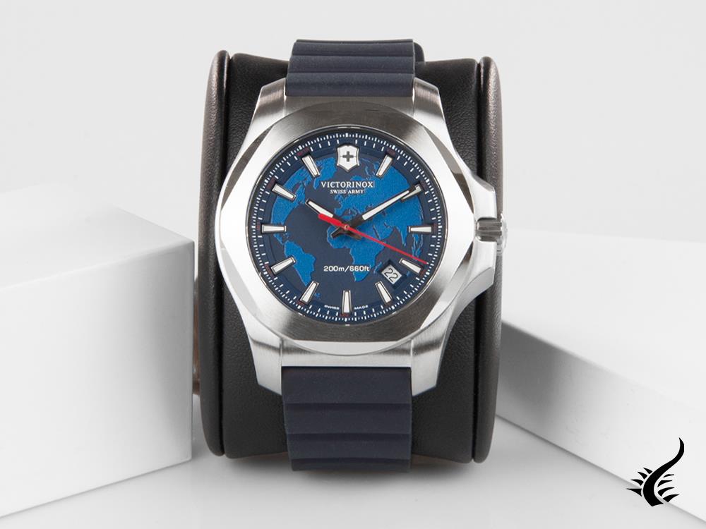 Victorinox I.N.O.X. Traveler Quartz Watch, Blue, 43 mm, Limited Edition, V249174