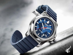 Montre à quartz Victorinox INOX Traveler, bleu, 43 mm, édition limitée, V249174