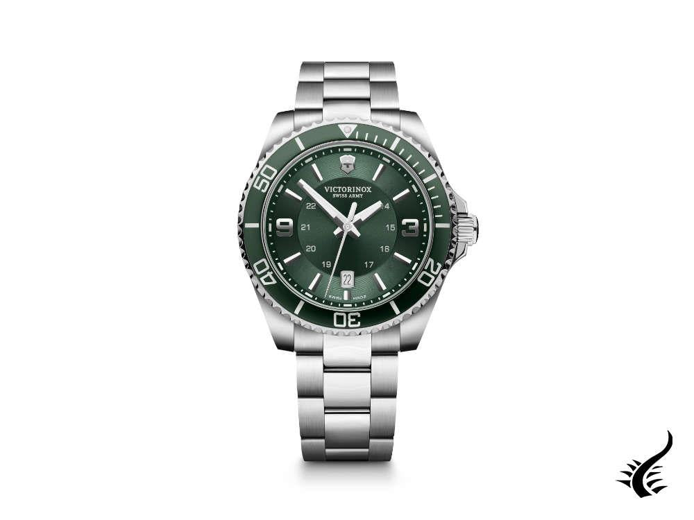 Victorinox Maverick Quartz Watch, Green, 43 mm, Steel bracelet, V241934