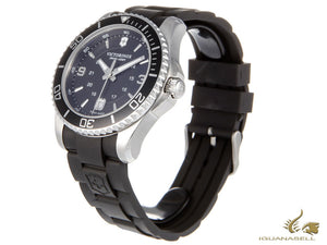 Montre à quartz Victorinox Maverick, acier inoxydable 316L, noir, 43 mm, V241698