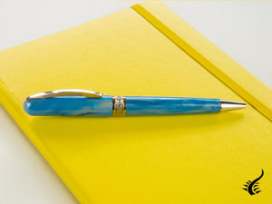 Stylo à bille Visconti Breeze Blueberry, Résine, Bleu, KP08-05-BP