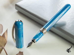 Stylo plume Visconti Breeze Blueberry, résine injectée, bleu, KP08-05-FP