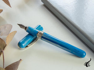 Stylo plume Visconti Breeze Blueberry, résine injectée, bleu, KP08-05-FP