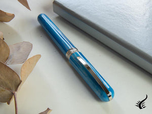 Stylo plume Visconti Breeze Blueberry, résine injectée, bleu, KP08-05-FP