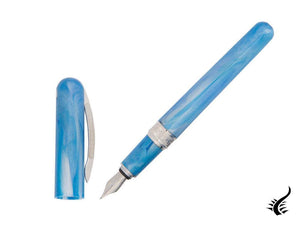 Stylo plume Visconti Breeze Blueberry, résine injectée, bleu, KP08-05-FP