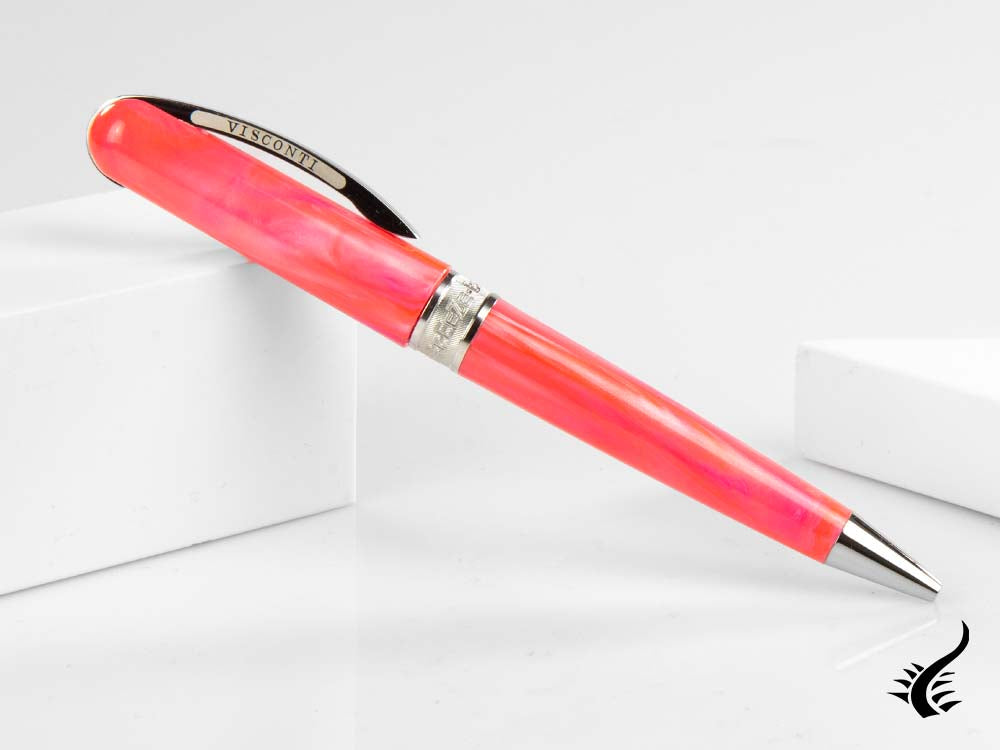 Stylo à bille Visconti Breeze Cherry, Résine, Rose, KP08-04-BP