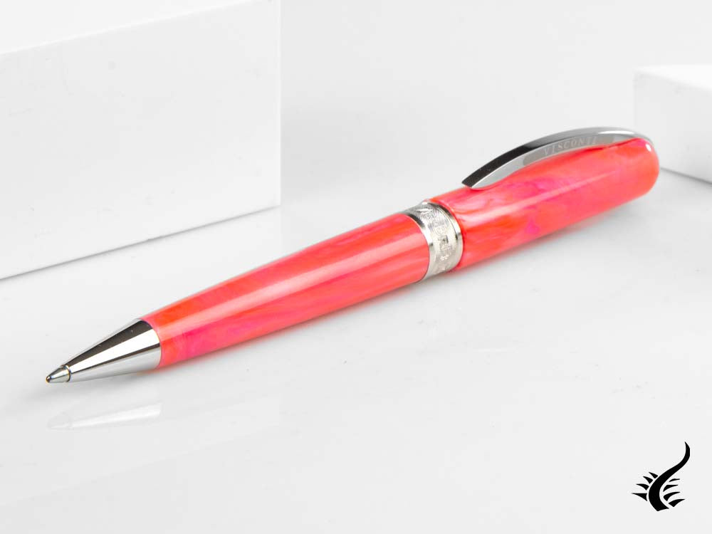 Stylo à bille Visconti Breeze Cherry, Résine, Rose, KP08-04-BP