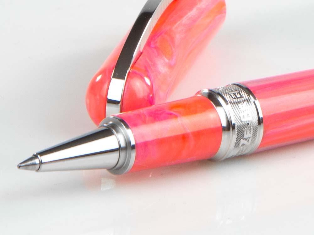 Stylo roller Visconti Breeze Cherry, résine injectée, rose KP08-04-RB