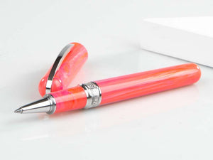 Stylo roller Visconti Breeze Cherry, résine injectée, rose KP08-04-RB