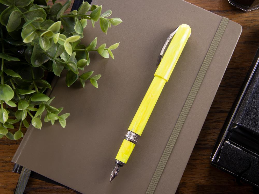 Visconti Breeze Lemon Fountain Pen, Injected resin, Yellow, KP08-01-FP