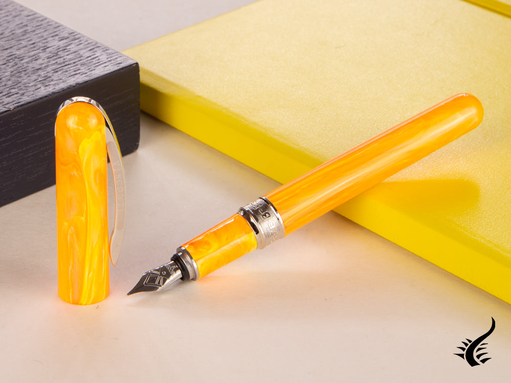 Stylo plume Visconti Breeze Mandarin, résine, orange, KP08-03-FP