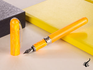 Visconti Breeze Mandarin Fountain Pen, Resin, Orange, KP08-03-FP