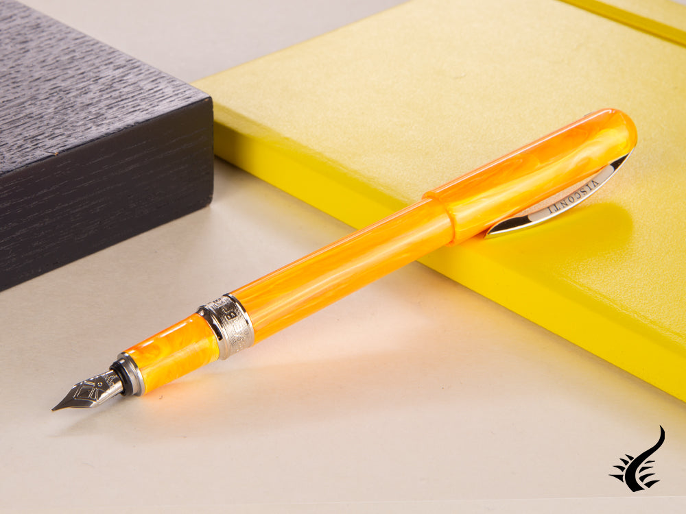 Visconti Breeze Mandarin Fountain Pen, Resin, Orange, KP08-03-FP