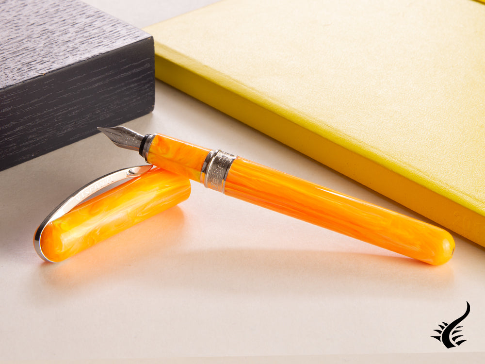 Visconti Breeze Mandarin Fountain Pen, Resin, Orange, KP08-03-FP