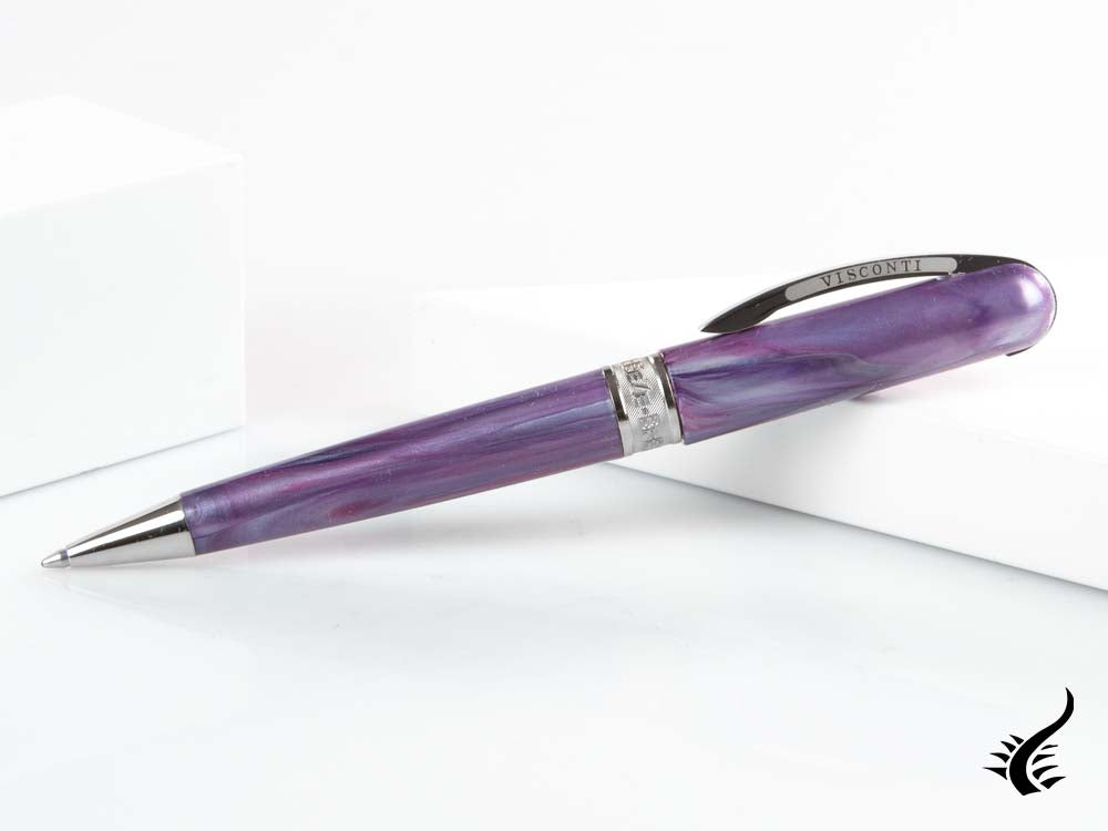 Stylo à bille Visconti Breeze Plum, Résine, Violet, KP08-06-BP