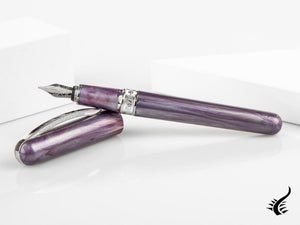 Stylo plume Visconti Breeze Plum, résine injectée, violet, KP08-06-FP