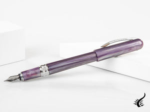 Stylo plume Visconti Breeze Plum, résine injectée, violet, KP08-06-FP