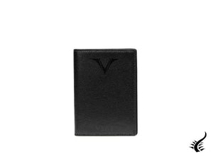 Visconti Business Travel Passport Holder, Leather, Black, KL17-01