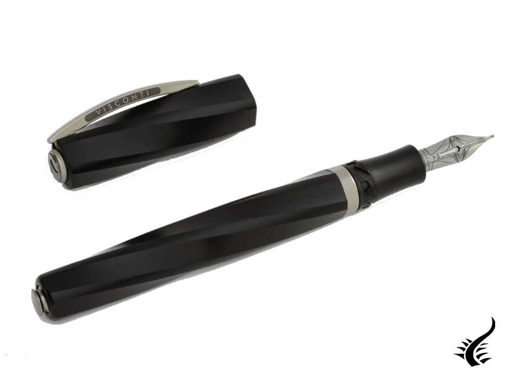 Visconti Divina Matte Fountain Pen, Acrylic Resin, Black, KP18-09-FP