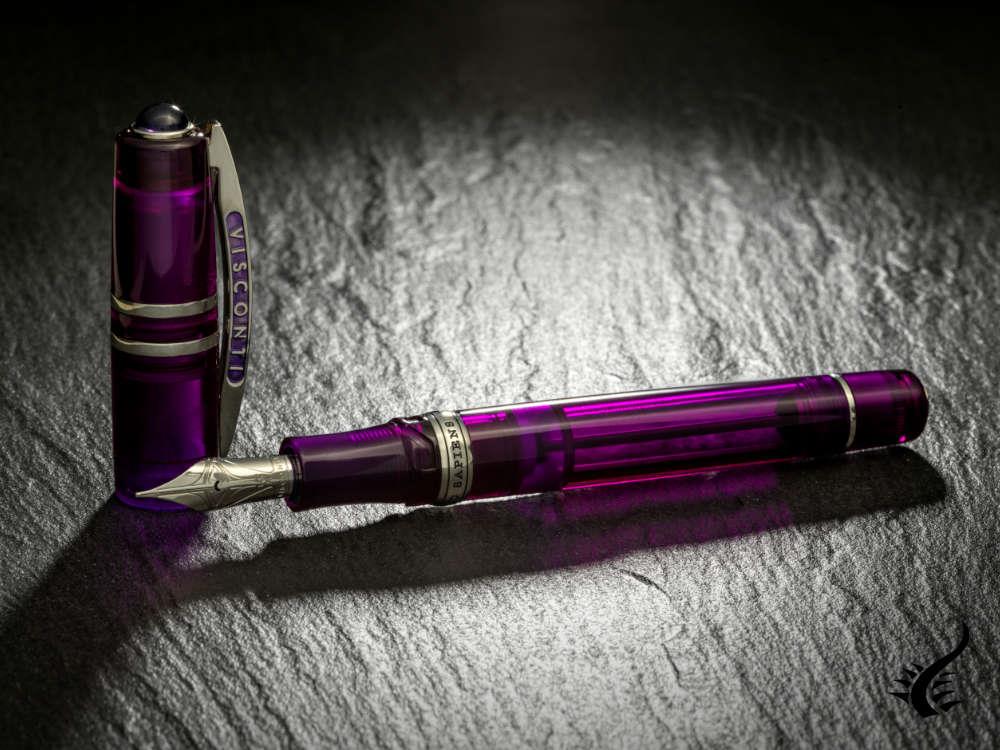 Stylo plume Visconti HS Demo Stones Améthyste Violet, KP15-26-FP