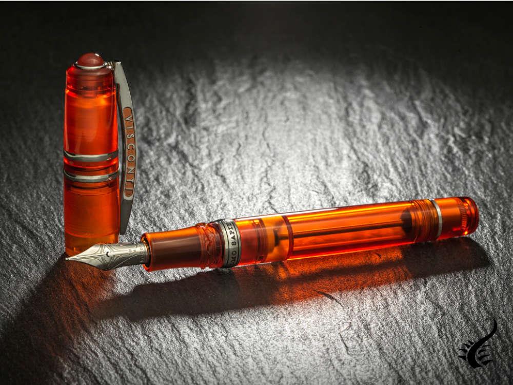 Visconti HS Demo Stones Mandarin Garnet Fountain Pen, KP15-27-FP