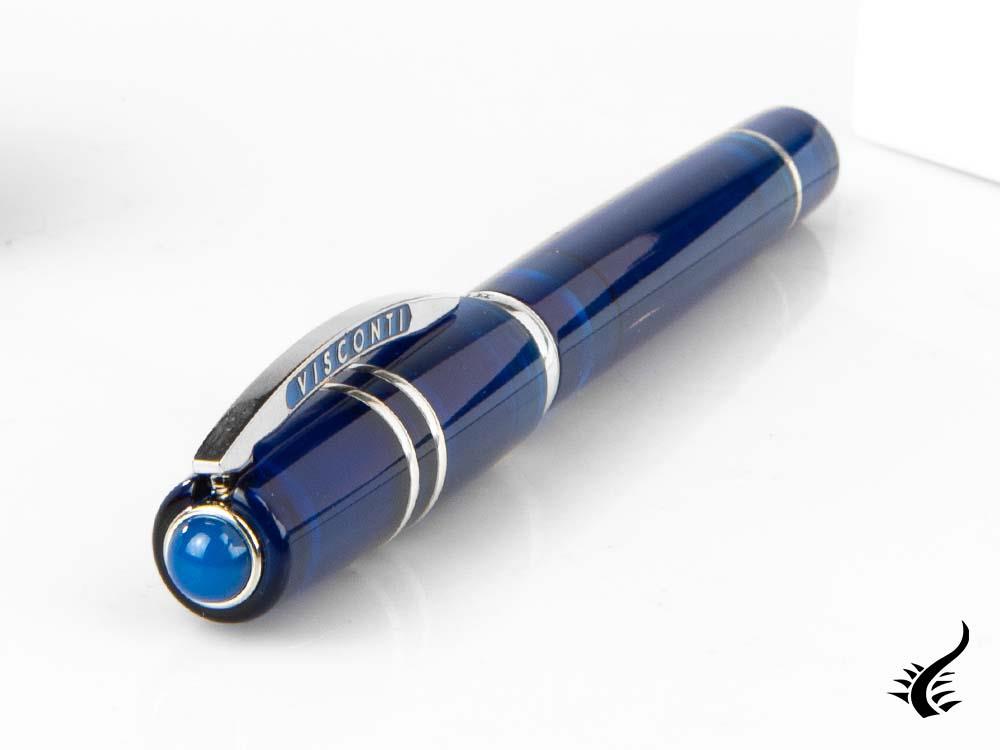 Visconti HS Demo Stones Sapphire Rollerball, Resin, Palladium, KP15-16-RB