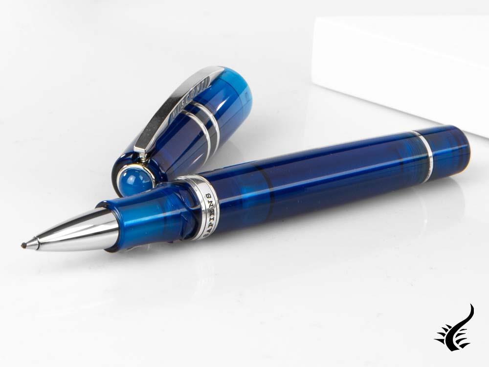 Visconti HS Demo Stones Sapphire Rollerball, Resin, Palladium, KP15-16-RB