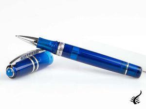 Visconti HS Demo Stones Sapphire Rollerball, Resin, Palladium, KP15-16-RB