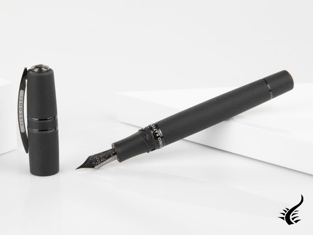 Visconti Homo Sapiens Dark Age Fountain Pen, Basaltic lava, KP15-05-FP