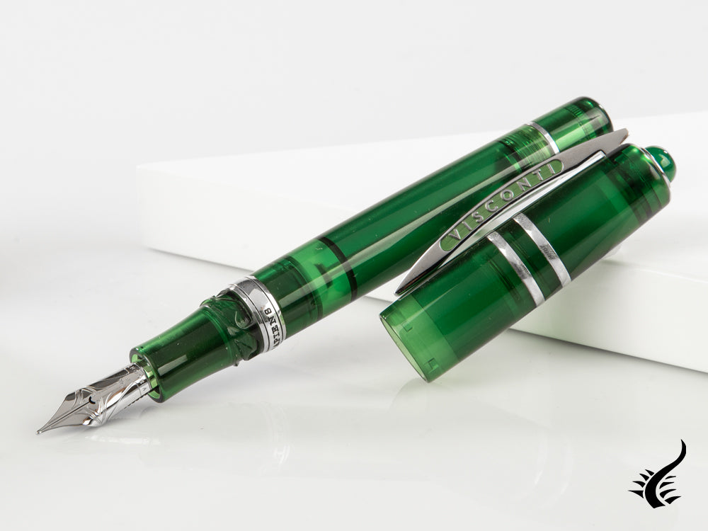 Visconti Homo Sapiens Demo Stones Emerald Fountain Pen, KP15-18-FP