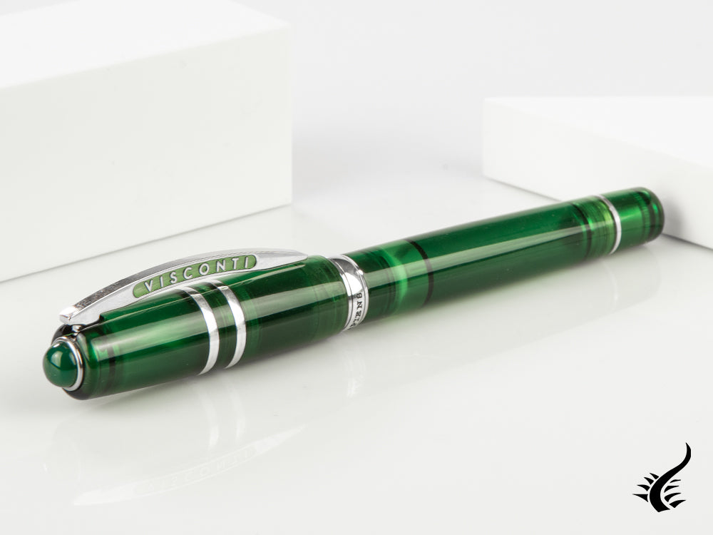 Visconti Homo Sapiens Demo Stones Emerald Fountain Pen, KP15-18-FP