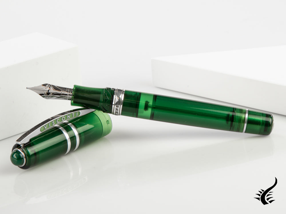 Visconti Homo Sapiens Demo Stones Emerald Fountain Pen, KP15-18-FP